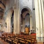 Saint-Sever : L'intérieur de l'église abbatiale.